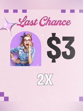 Unlisted $3 2X 💕Bulk listing, unlisted live show item ~ take a screenshot